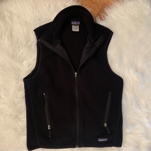 Patagonia Men’s Synchilla Vest Black Sz Small Style 25183 F7 Unisex - Picture 1 of 12